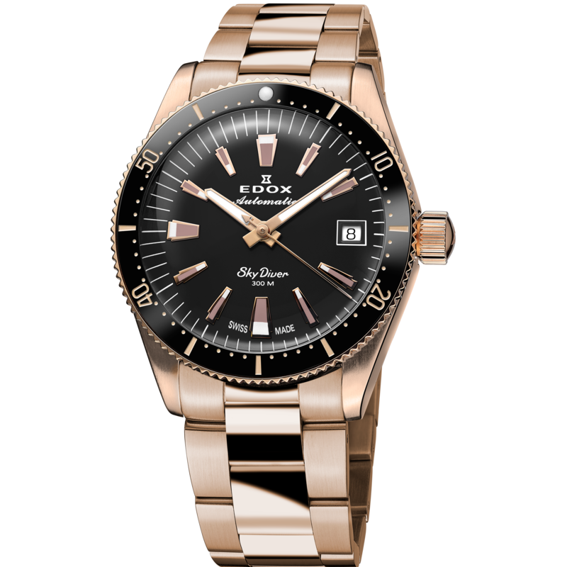 Edox Skydiver 38 Date Automatic 80131 37RNM NI