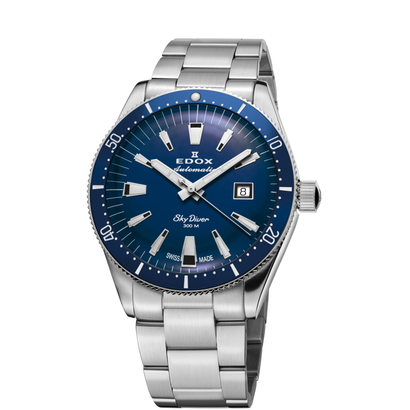 Edox Skydiver 38 Date Automatic 80131 3BUM BUIN