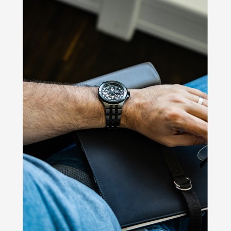 Edox Delfin, montre homme sportif et habillé.