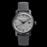Dress watch pour homme de 41mm, cadran gris travaillé et date à 6h.