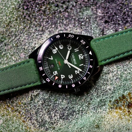 Carlingue Aviation 01 Noir & Vert CT-002-A "Nylon"