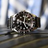 Montre automatique française Carlingue Aviation 01 Noir