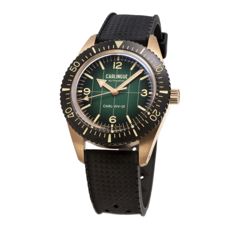 Diver 01 Bronze & vert CT-001-A "Silicone"