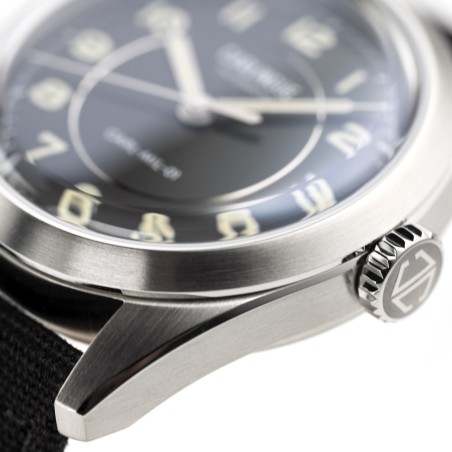 Carlingue Military 01 Noir CT-003-B "cuir"
