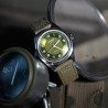 Carlingue Military 01 Vert & vert kaki CT-003-D "Toile"