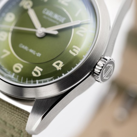 Carlingue Military 01 Vert & vert kaki CT-003-D "Toile"