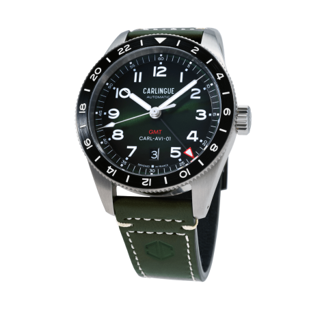 Carlingue Aviation 01 Vert & Cuir Vert CT-002-D "Cuir"