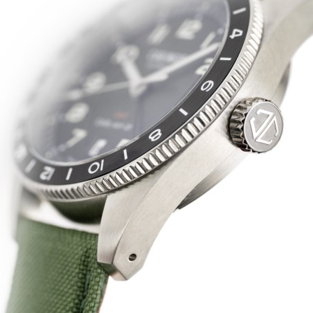 Carlingue Aviation 01 Vert & Cuir Vert CT-002-D "Cuir"