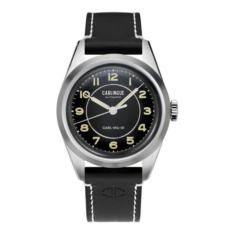 Carlingue Military 01 Noir CT-003-B "cuir"