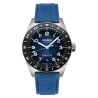 Carlingue Aviation 01 Bleu CT-002-C en acier et bracelet en Nylon bleu.