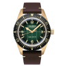 Carlingue Diver 01 Bronze et vert CT-001-A "Brown Leather"