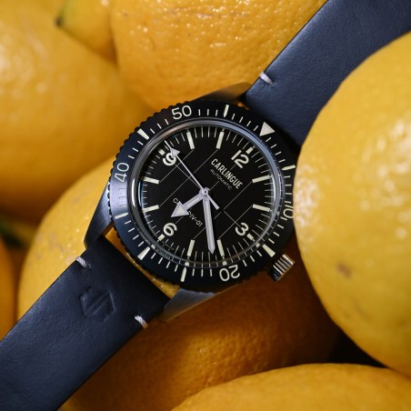 Carlingue Diver 01 Noir "leather"