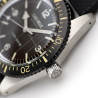 Montre de plongée automatique, Mouvement Miyota 9039 et lunette tournante unidirectionnelle.
