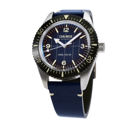 Carlingue Diver 01 Bleu CT-001-C "Leather"