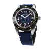 Montre de plongée Française étanche à 20 ATM en acier 316L avec lunette tournante unidirectionnelle.