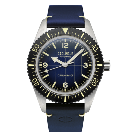 Carlingue Diver 01 Bleu CT-001-C "Leather"