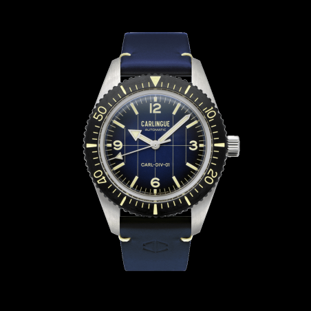 Carlingue Diver 01 Bleu CT-001-C "Leather"