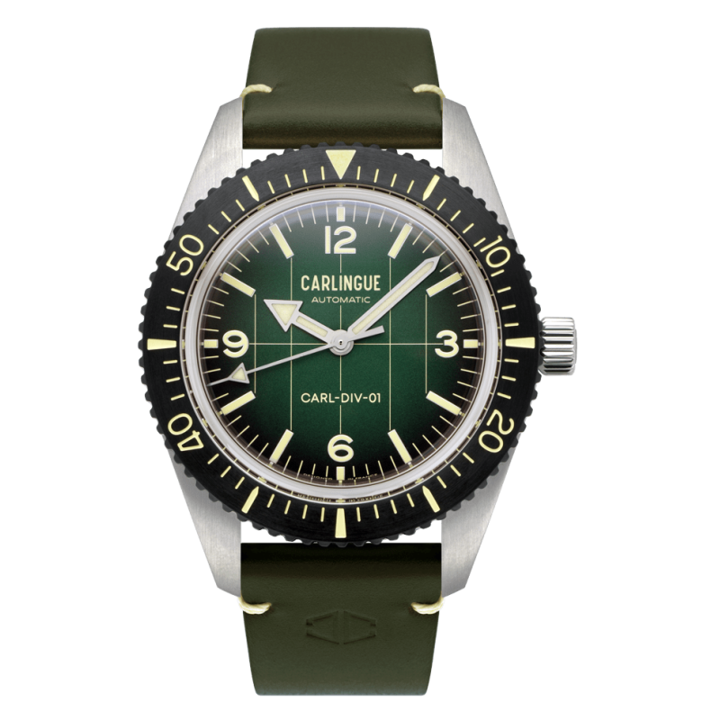Carlingue Diver 01 Diver 01 Vert CT-001-D "cuir"