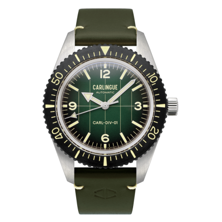 Carlingue Diver 01 Diver 01 Vert CT-001-D "cuir"