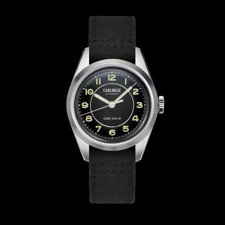 Carlingue Military 01 Noir CT-003-B "Toile"