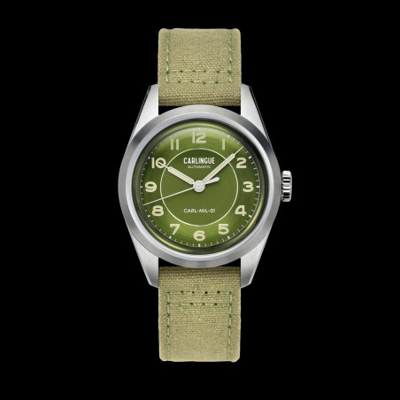 Carlingue Military 01 Vert & vert kaki CT-003-D "Toile"