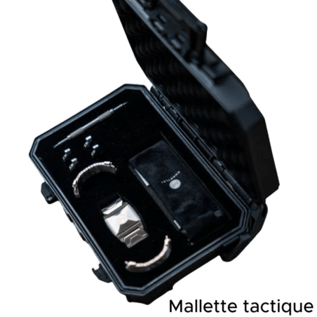 Smartlet One Shadow | Bracelet modulaire noir sablé et finition mate