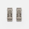 Deux bracelets Smartlet One Titanium en titane véritable