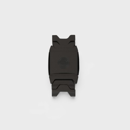 Deux bracelets Smartlet One Shadow en acier inoxydable 316L noir sablé