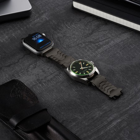 Smartlet One Shadow | Bracelet modulaire noir sablé et finition mate