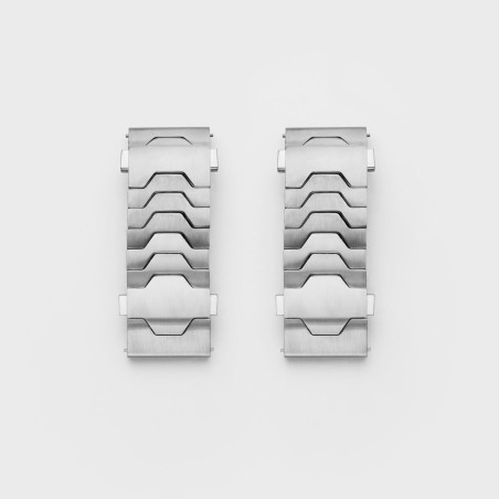 Smartlet One Classic | Bracelet  modulaire gris argent brossé