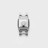 Smartlet One Classic | Bracelet  modulaire gris argent brossé