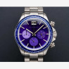 Chronographe avec grande date, 3 sous-compteurs et logo Blackcat.