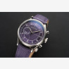 BlackCat Shaka Purple | Montre chronographe française