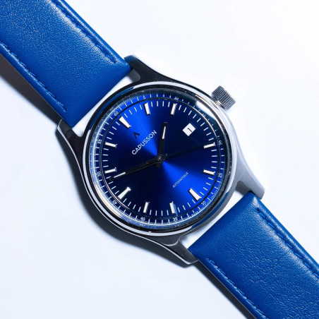 Daily watch Bleue avec mouvement automatique Miyota 9015.