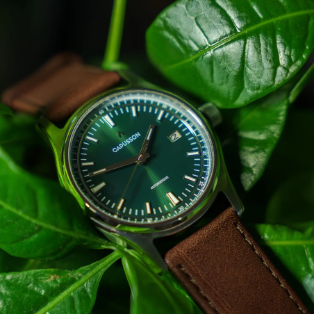 Montre tendance Française Capusson Vert Héritage.