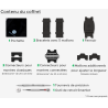 Contenu du coffret du bracelet modulaire Smartlet One Shadow, connecteurs, outils