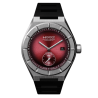 Montre H992 H1 Burgundy + Silver "caoutchouc"