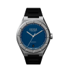 Montre H992 H2 Blue + Silver "caoutchouc"