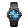 H992 H4 celestial blue tout acier en DLC noir, cadran bleu  finition soleillé.