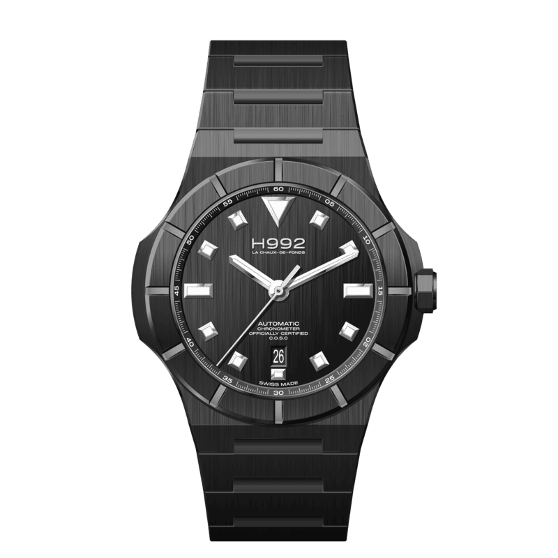 Montre H992 H4 Black + Black "acier"