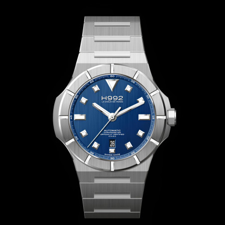 H992 H4 Blue + Silver "Acier" | Montre automatique suisse