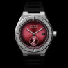 H992 H1 Burgundy + Silver "Caoutchouc" | Montre automatique suisse