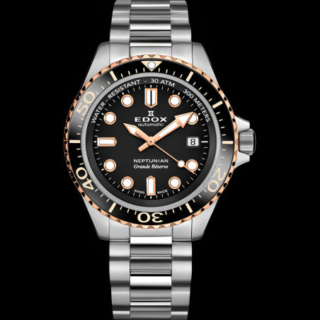 Edox Neptunian Grande Réserve Date Automatic 80801 3NRM NIR
