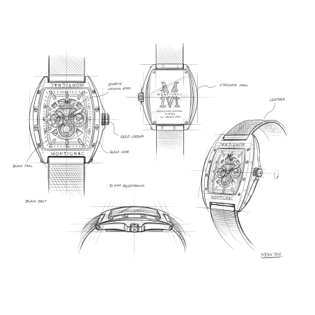 Montignac Paladin | Montre chronographe assemblée en France