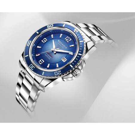 Léman R18050 | Men's Swiss Sports Watch with Blue Dial