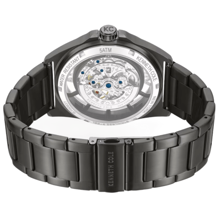 Kenneth Cole - KCWGY0065103 | Men’s Gunmetal Skeleton Watch