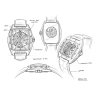 Montignac Paladin MOW412 | Blue Tonneau Watch for Men