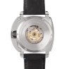 Humbert-Droz HD1 Acier | Montre française, cadran argenté cœur ouvert