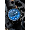 Chronographe de sport avec carrure en titane et poussoir surdimensionné vert