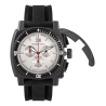 HD Rea Chrono Drago, des aiguilles rouges tranchants avec un cadran blanc intense et une protection boutons et couronne.